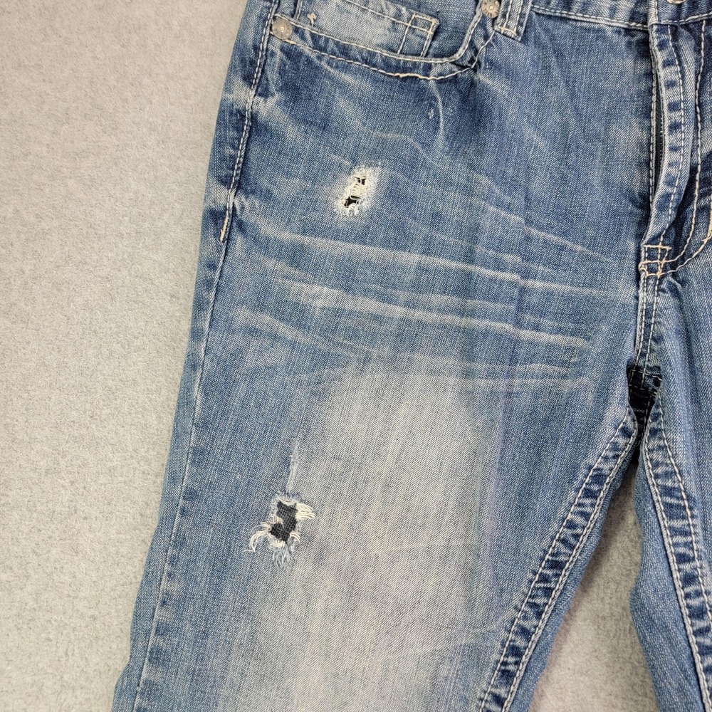 Axel Jeans Mens 36x32 Light Wash Blue Volcott Vintage Boot Bootcut Denim Pants - Picture 5 of 16